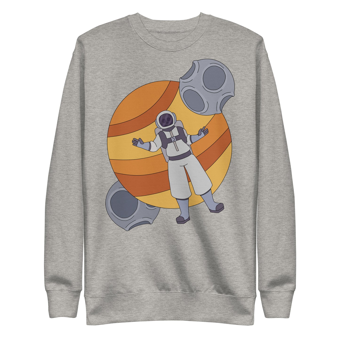 'Lost in space' unisex sweatshirt (front illustration)